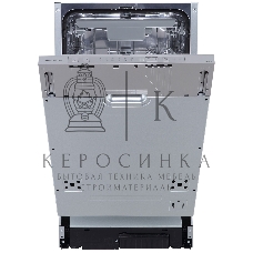 Встраиваемая посудомоечная машина Zigmund & Shtain DW 306.4, серый, 44.8 см, 10 компл., 49 дБ, класс A+++