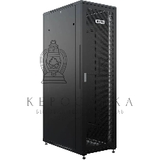 Шкаф серверный NTSS Премиум (NTSS-R42U80100PD/PDD-BL) напольный 42U 800x1000 мм пер. дв. перфор. металл 900 кг серый 910 мм 160 кг 1987 мм IP20 сталь