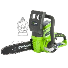 Цепная пила аккумуляторная GreenWorks G24CS25K2, 24V, 25 см, c АКБ 2Ач и ЗУ (2007707UA)
