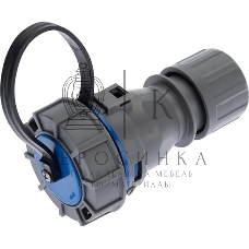 Розетка кабельная Rexant переносная влагозащищенная 16 А, 2Р+РЕ, IP68