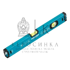 Уровень Gross 33650 алюминиевый, магнит., фрезерованный, 2 глазка, 0,5 мм/м, 400 мм