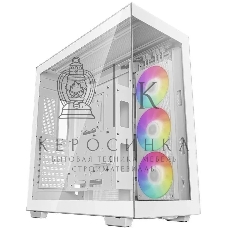 Компьютерный корпус Deepcool CH780 WH белый без БП ATX 2x120мм 1x140мм 2xUSB 3.0 audio bott PSU