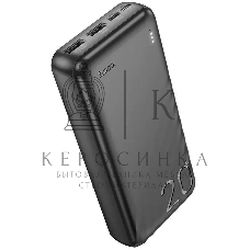 Портативный аккумулятор Hoco J123A Element 20000mAh 2A 2xUSB-A черный