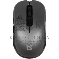 Мышь беспроводная Defender Gassa MM-105 серый, 1600 dpi, радиоканал, USB, кнопки - 6