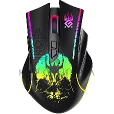 Мышь беспроводная Defender Kronos GM-695 черный, 1600 dpi, радиоканал, USB, кнопки - 7