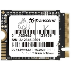 Накопитель SSD Transcend SSD MTE310S, 512Gb, M.2(22x30мм), NVMe, PCIe 4x4, 3D TLC, R/W 3300/1700 Mb/s, IOPs 330 000/690 000, TbW 300, DWPD 0.33, DRAM-less (5 лет)