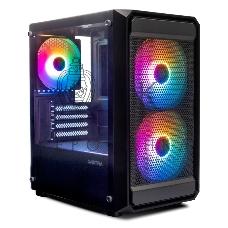 Компьютерный корпус XASTRA A303M 3FRGb Black mATX/Mesh/ tempered glass/2x140мм + 1x120мм FRGb fans/ A303M-2FC14F-1FC12F