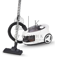 Пылесос Coolfort CF-3040 белый, 250/1800 Вт, уборка сухая, пылесборник контейнер 2 л