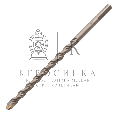 Бур по бетону Denzel двойная спираль, Cobalt W-tip, 12x210 мм, SDS PLUS