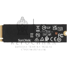 Накопитель SSD Western Digital черный SSD SN7100 M2.2280 PCIe 4.0 500Gb, 6800MBs/5000MBs, TbW 300, WDS500G4X0E, 1 year