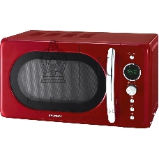 Микроволновая печь Hyundai HYM-D3037 красный, 20 л, 700 Вт, переключатели - кнопки, поворотный механизм