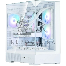 Компьютерный корпус ZALMAN P40 Prism, ATX, белый, WINDOW, 2x3.5