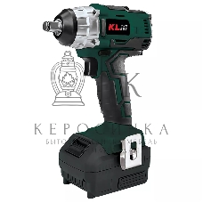 Профессиональный бесщеточный гайковерт аккумуляторный KLPRO KLSS18B-80 (18В, Li-ion-2шт, 8.0А·ч, 250Нм, 2 скорости, подсветка,З/У,в кейсе)