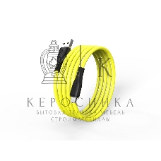 Кабель Smartbuy (iK-12-S21by) S21 MicroUSB желтый, 2.4 А, сил., 1 м