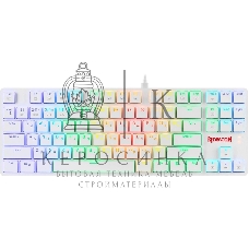 Клавиатура беспроводная Redragon Anubis беспроводная, USB, Bluetooth/Радиоканал, белый