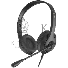 Гарнитура проводная с микрофоном A4Tech Fstyler FH100 черный 2м