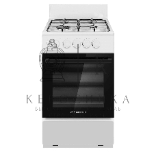 Плита газовая Maunfeld MGC50GEW08 белый, конфорок 4 шт, духовка 59 л, 50 см x 88 см x 65 см