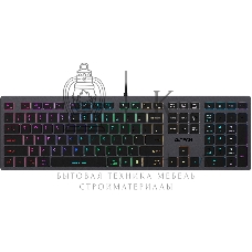 Клавиатура проводная A4Tech Fstyler FX60H серый