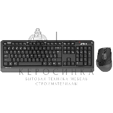 Комплект клавиатура+мышь A4Tech FStyler FG1035 беспроводной, USB, 2000 DPI, чёрный/серый