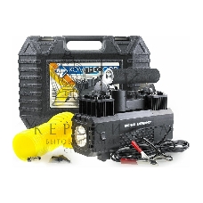 Компрессор Nova Bright АК-65 металлический корпус, LED-фонарь, пластик.кейс 47160