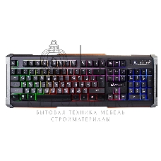 Клавиатура Oklick 717G Black Death проводная, USB Type-A, чёрный/серый