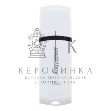 Флешка USB Smartbuy Paean white (SB16GbPN-W), 16Gb, USB 2.0, R/W 20/10, белый
