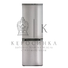 Холодильник Бирюса C418 серебристый металлопласт двухкамерный 125/55л морозилка снизу