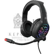 Наушники с микрофоном Oklick HS-L930G SNORTER черный/синий 2м мониторные USB оголовье (HS-L930G)