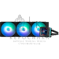 Система охлаждения Zalman CPU Liquid Cooler 360мм, ARGB, LCD Display, черный