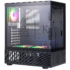 Компьютерный корпус 1STPLAYER MIKU Mi7-A ARGB Black, ATX, 3x120мм ARGB fans