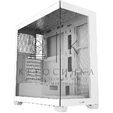 Компьютерный корпус Case Ocypus Gamma C72 WH ATX/win/white/no PSU/Tempered Glass