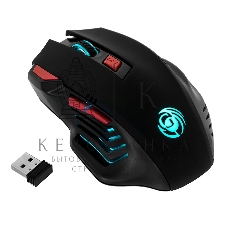 Мышь беспроводная Dialog Gan-Kata MRGK-14UR черный, 1600 dpi, радиоканал, USB, кнопки - 6