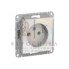 Механизм розетки 1-м СП AtlasDesign без заземл. 16А жемчуг SchE ATN000441