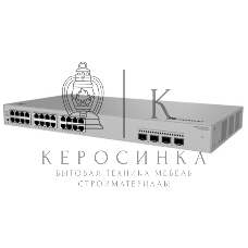 Коммутатор Huawei S310S-24P4J (L2+, 24*10/100/1000BASE-T ports (400 W PoE+), 4*2.5GE SFP ports, built-in AC power)
