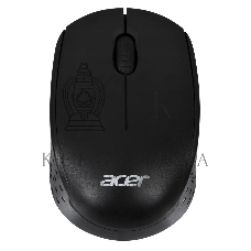 Мышь беспроводная Acer OMR020 черный, 1200 dpi, радиоканал, USB, кнопки - 3