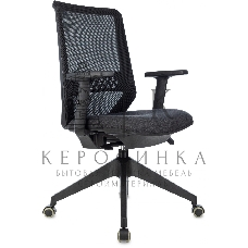 Кресло офисное Бюрократ MC-W611NL серый TW-04 38-417 сетка/ткань, крестов. 4-луч. пластик пластик