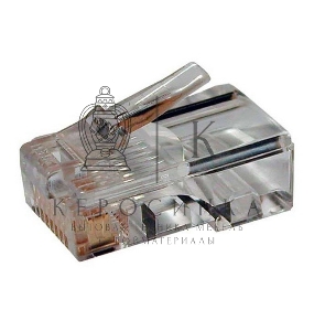 Коннектор LAN RJ-45 (8P8C), категория 5E. В упаковке 100 шт.