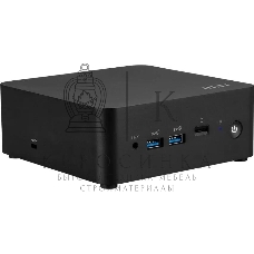 Мини ПК MSI Cubi NUC 1M-044XRU Core 5 120U (1.4) 16Gb SSD 512Gb Graphics CR noOS GbitEth WiFi BT 120W черный (9S6-B0B111-090)