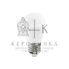 Лампа светодиодная Defender P45-12W-830-E27 шар, 3000 К, теплый белый, 1 шт.