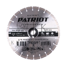 Диск PATRIOT EXPERT алмазный сегментный 350х25,4/20 Универсальный