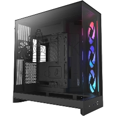 Компьютерный корпус без блока питания Case NZXT H9 Flow RGb (2025), Midi-Tower, TG, 3x140мм RGb + 1x120мм, 2xUSB-A 3.2 + 1xUSB-C 3.2, E-ATX, ATX, mATX, mITX черный