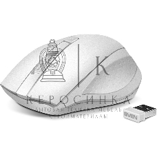 Мышь беспроводная SVEN RX-325 белый, 1000 dpi, радиоканал, USB, кнопки - 4