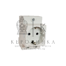 Розетка CHINT AC 30-111 с заземл. контактом на DIN-рейку