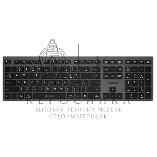 Клавиатура беспроводная A4Tech Fstyler FBX50C, USB, Bluetooth/Радиоканал, серый