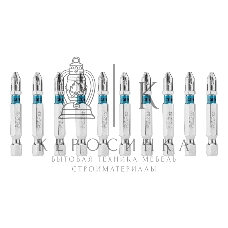 Бита Gross PZ2х50мм, сталь S2, шестигр., 10 шт.