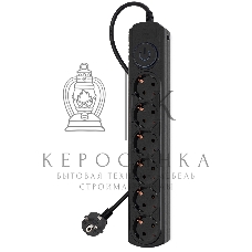 Сетевой фильтр Ippon BK-6-EU-1.8-10-B 1.8 м, 6 розеток, черный, коробка