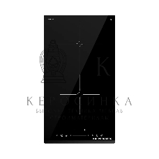 Индукционная варочная панель Kuppersberg ICI 306, High-Tech, индукция, 30 см, 2 зоны нагрева, 9 уровней мощности, inverter, таймер, пауза, Booster, слайдерное управление, черный