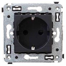 Розетка DKC Avanti 4412003 2P+E со шторками, 