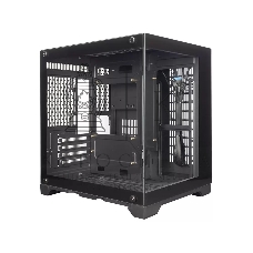 Компьютерный корпус 1STPLAYER MEGAVIEW MV5-T Black/mATX/MV5-TP-BK