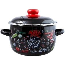 Кастрюля Appetite 1RC181M Gazpacho сферическая эмалированная 3 л